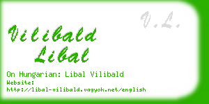 vilibald libal business card